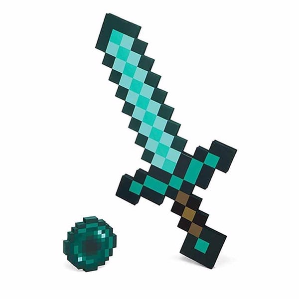 Hình kiếm kim cương Minecraft ngầu ấn tượng