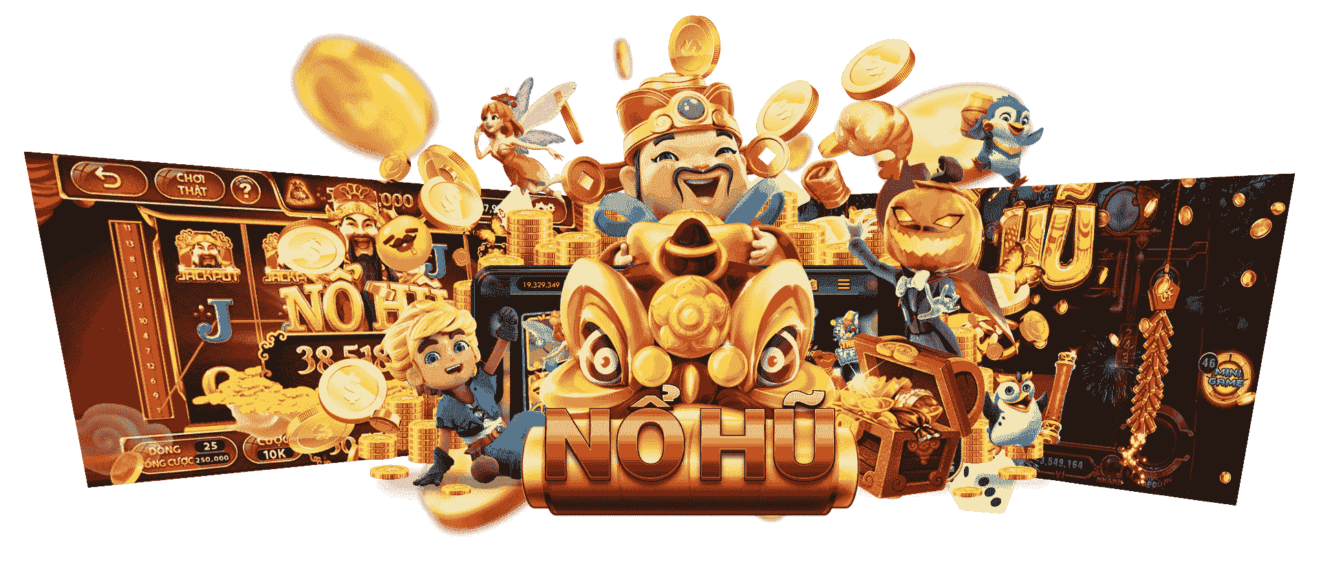 Hình logo Nổ Hũ đẹp độc lạ