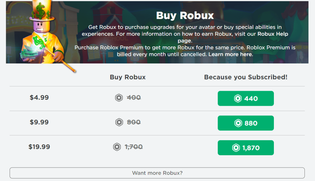 Hình nạp Robux