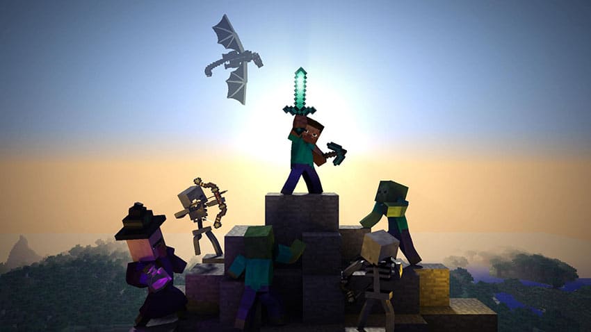 Hình nền Minecraft 4K cực đẹp