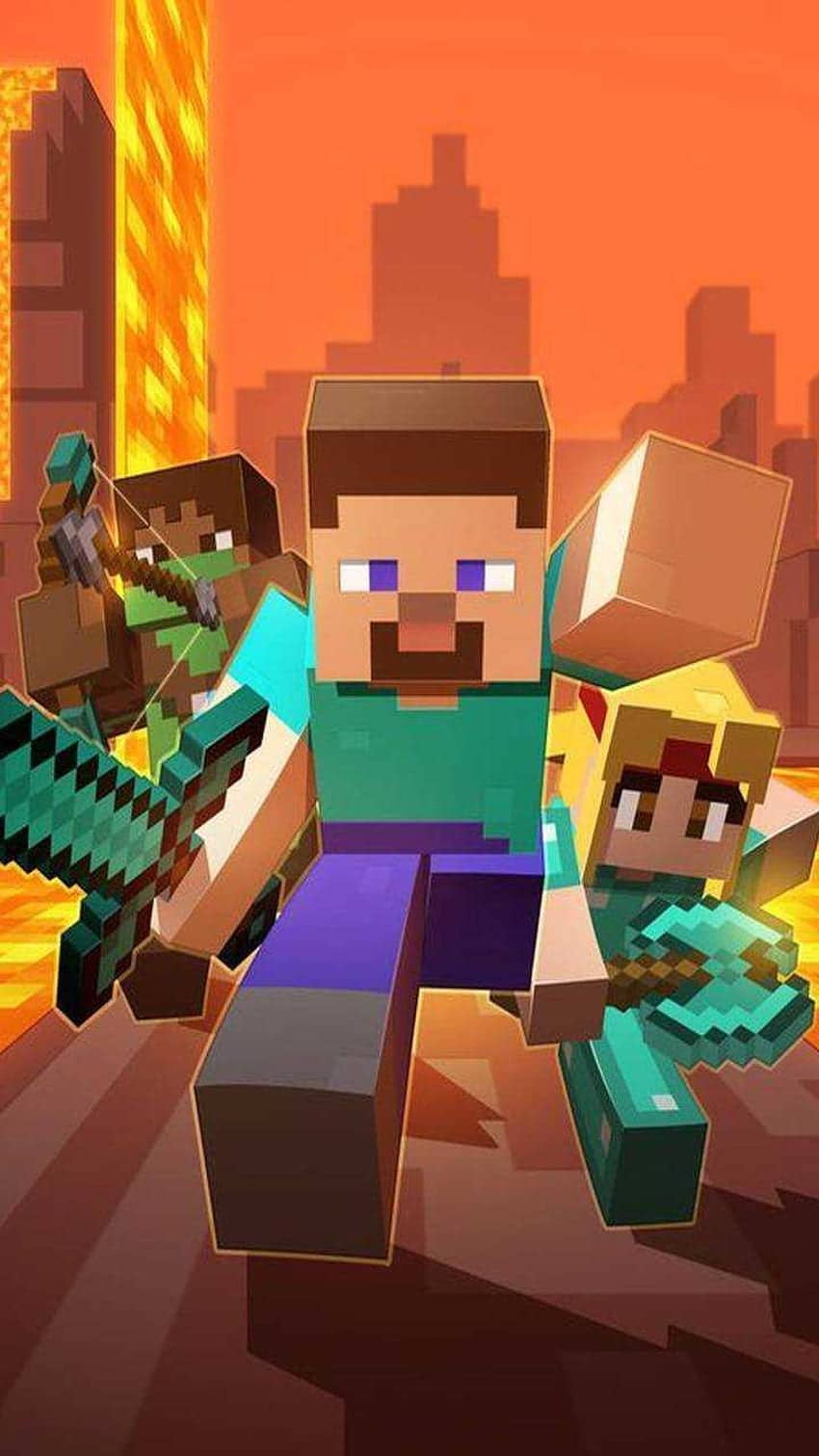 Hình nền Minecraft cho điện thoại chất nhất