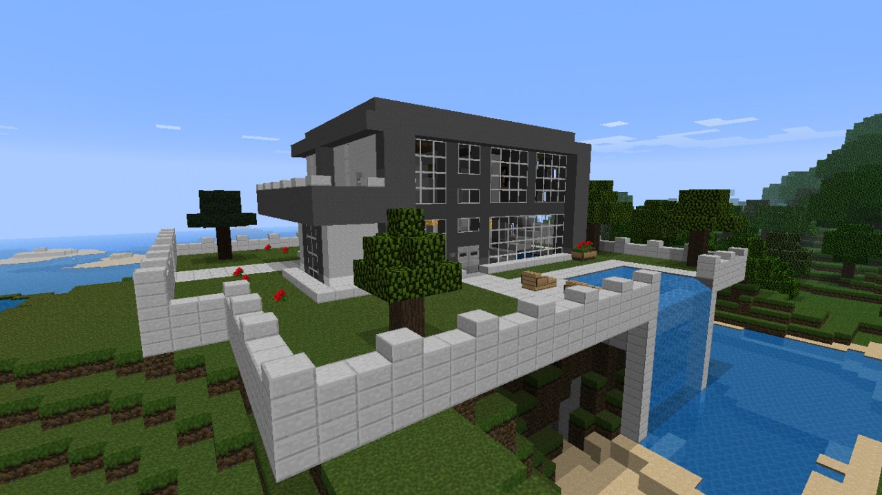 Hình nhà Minecraft đẹp