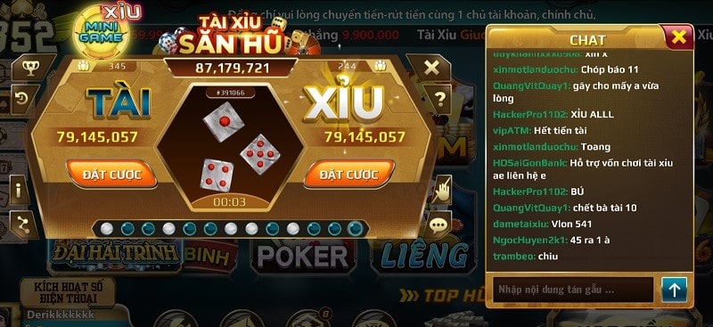 Hình tài xỉu b52 mới nhất
