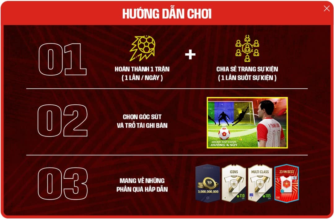 Hướng dẫn chơi sự kiện Ghi bàn quyết định FO4