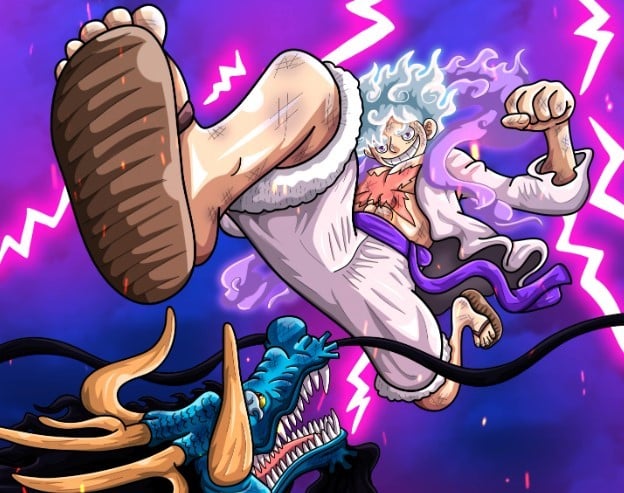 Luffy Gear 5 Voi Kaido