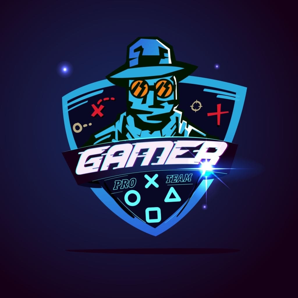 Mẫu logo game thủ nam chất nhất