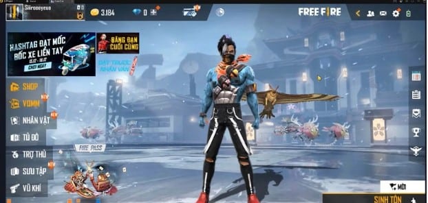 Mở game Free Fire trên máy của bạn ra để kiểm tra.