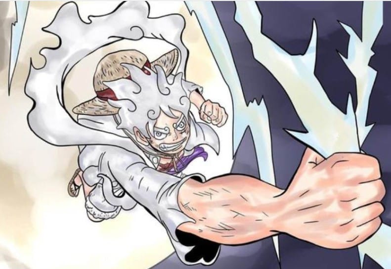 Nen Luffy Gear 5 Mau Trang Ngau