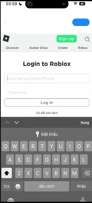 Nhấn chọn Continue in browser và đăng nhập bằng tài khoản chính