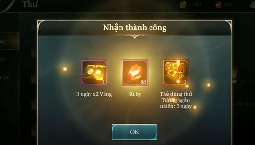 Nhấn vào nút OK