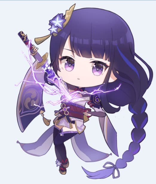 Raiden Shogun Chibi dễ thương