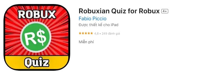 Robuxian Quiz for Robux
