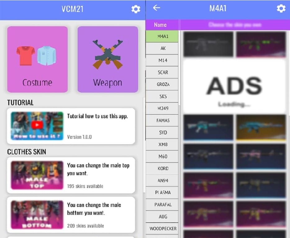 Skin Tools Config FF