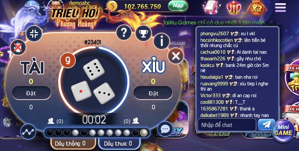 Tham khảo thêm hình tài xỉu 631