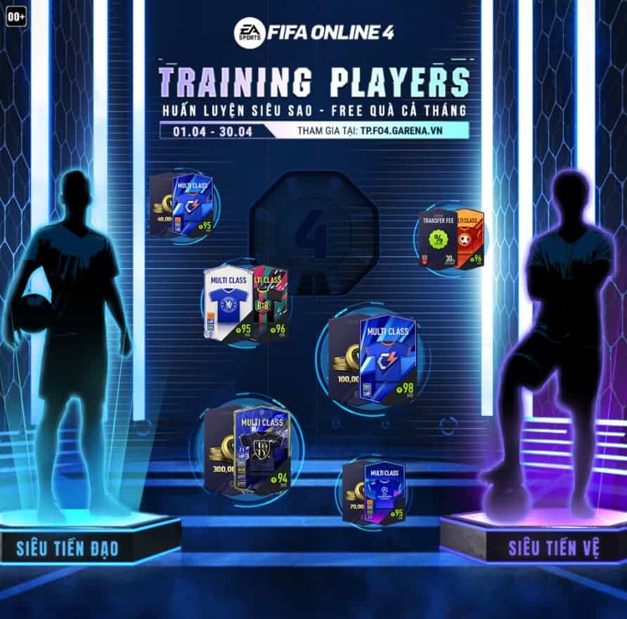 Training FO4 là một sự kiện của game FIFA Online 4