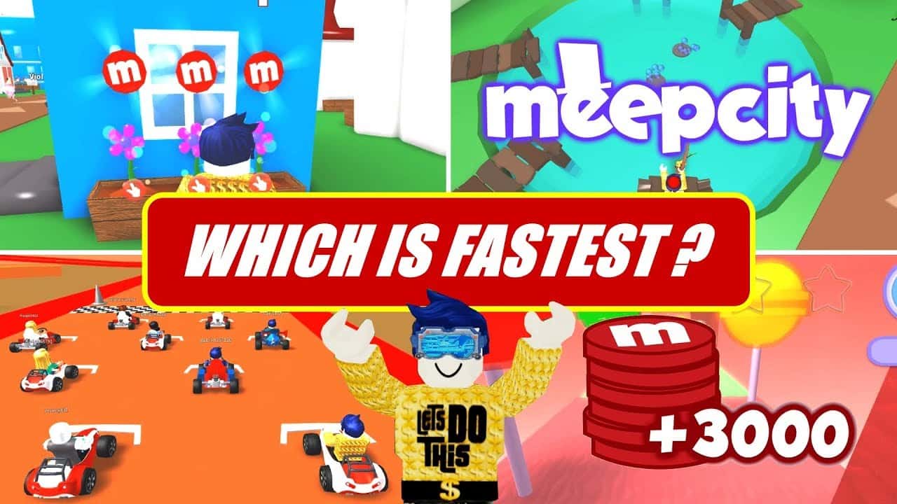 Trò chơi kiếm tiền trong Roblox - MeepCity