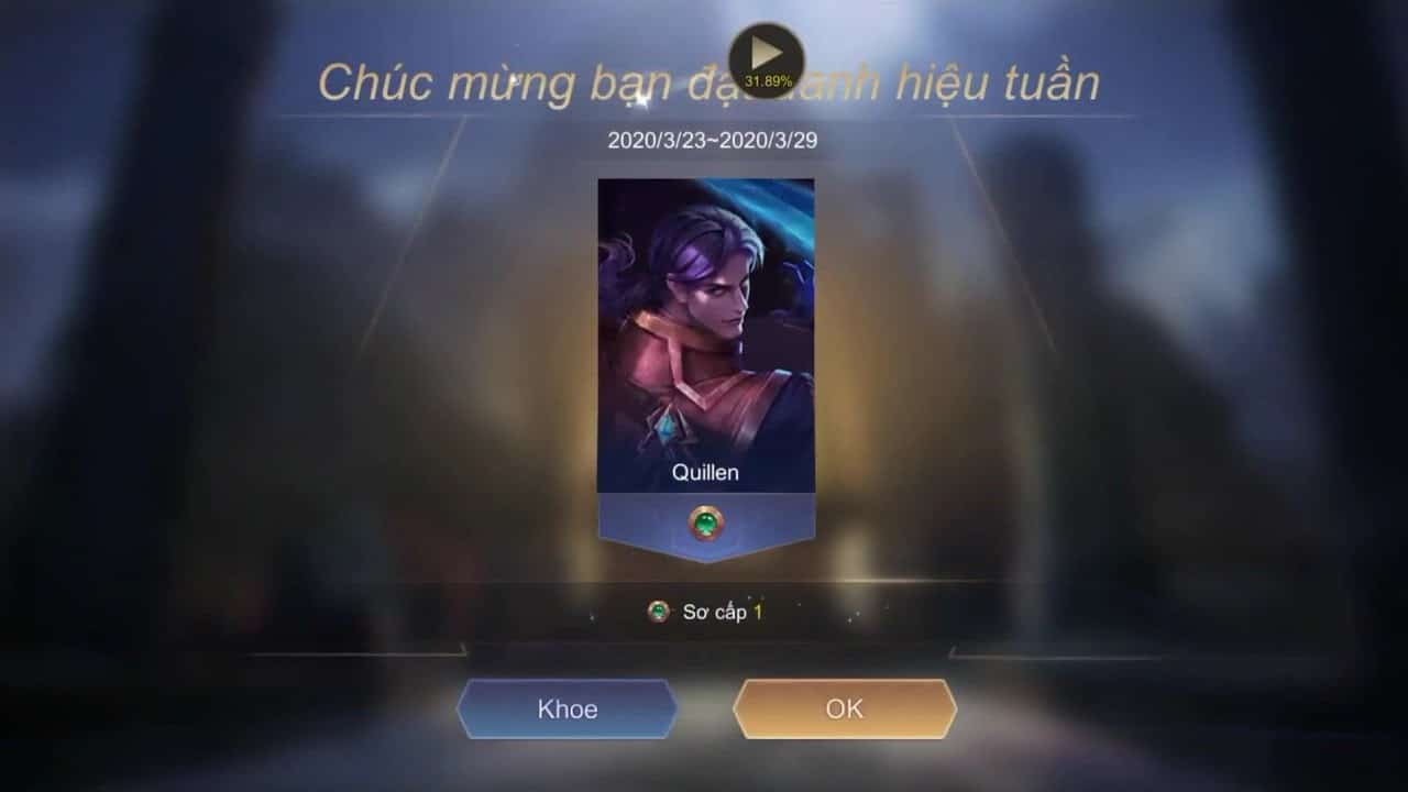 Tướng Quillen với cục xanh