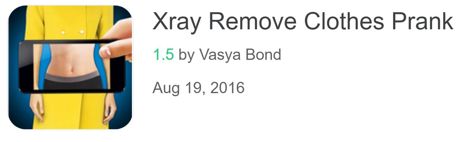 X-ray Remove Clothes Prank