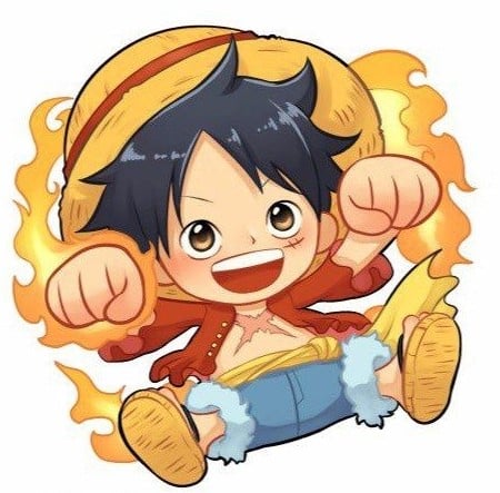 Ảnh Luffy Gear 7 Chibi Dễ Thương