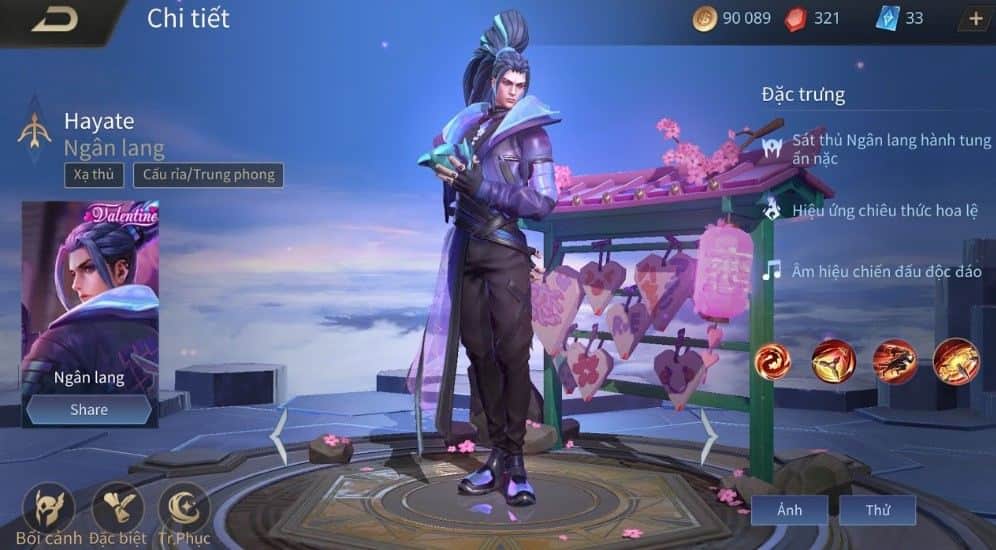 Ảnh Về Hayate Ngân Lang trong game