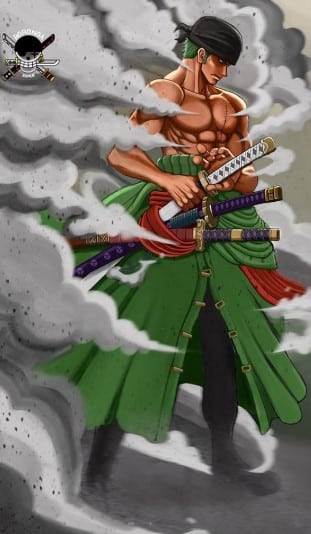 Anime One Piece Zoro Ngau