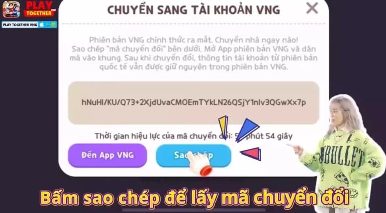 Bấm Sao Chép