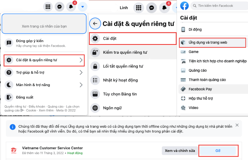 Cách Gỡ Liên Kết Facebook Với Garena