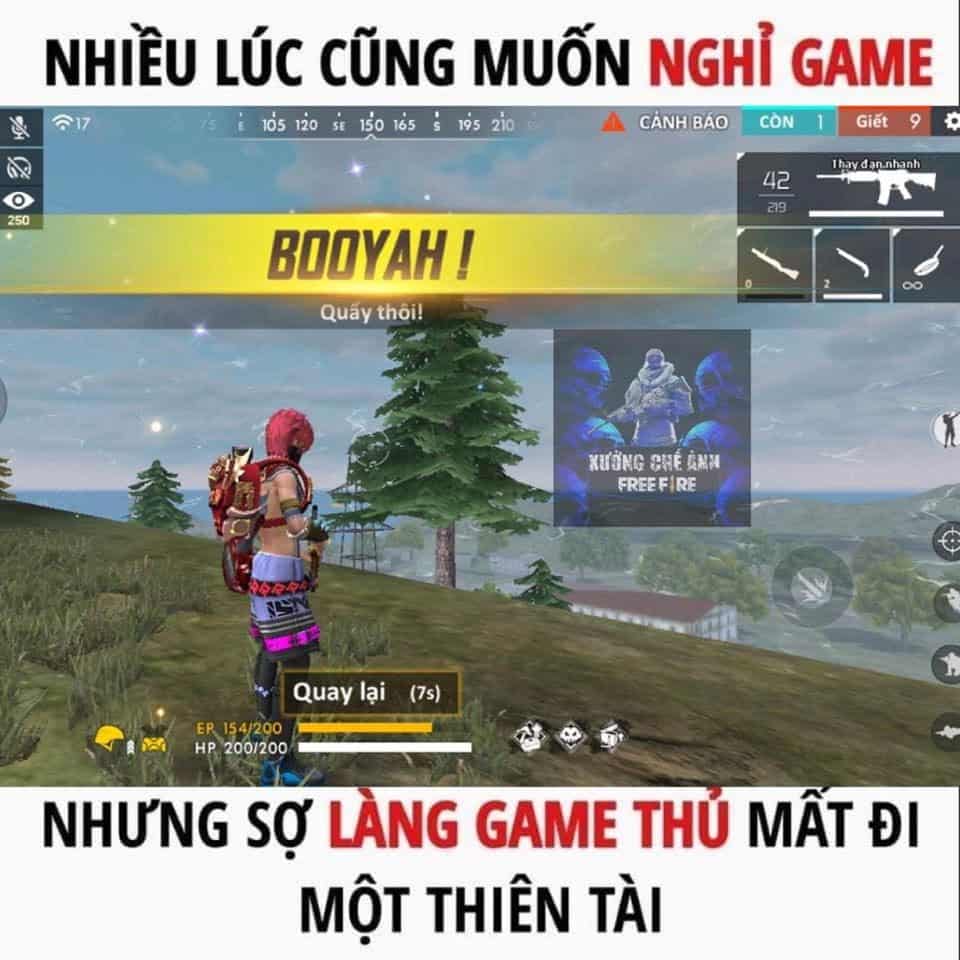 Chế ảnh free fire hài hước nhất