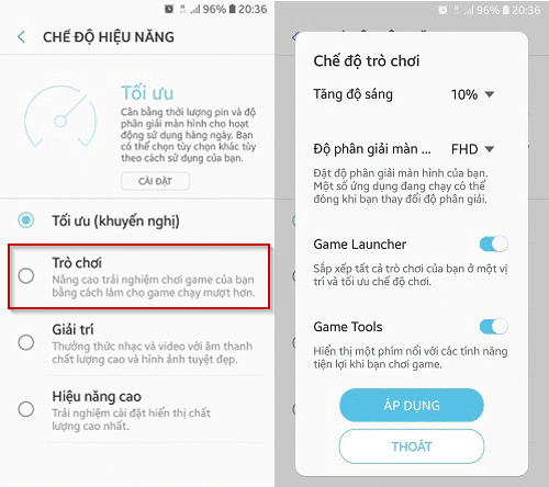Chỉnh Cài Đặt Đồ Hoạ