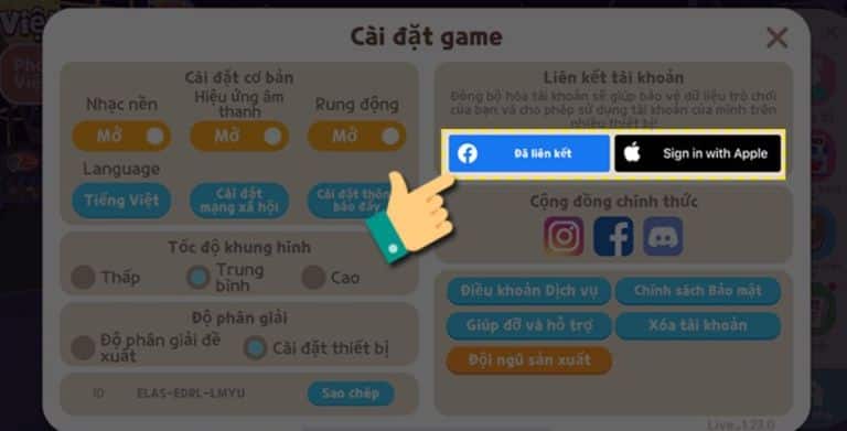Chọn theo hướng dẫn