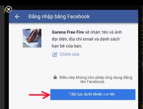 Đăng Nhập ACC FF Bằng Facebook