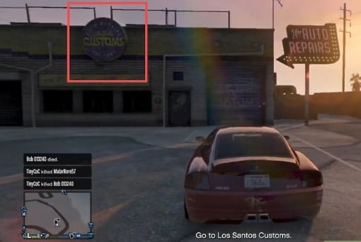 Đến Los Santos Customs