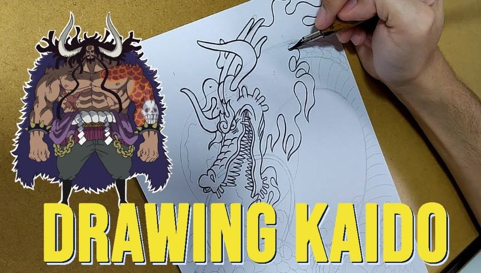 Draw Nhân Vật Tứ Hoàng Kaido