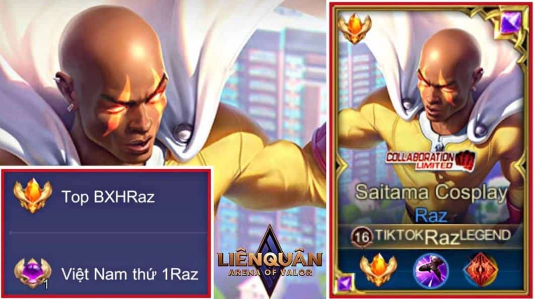 Ghép Ảnh Raz Saitama