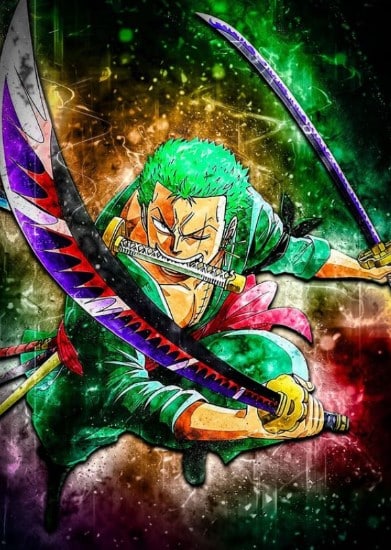 Hình Anime One Piece Zoro Chất