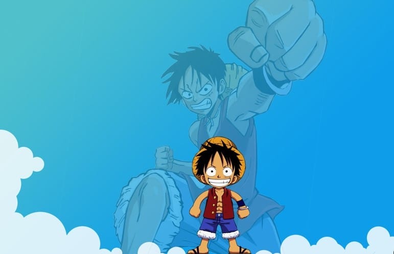 Hình Chibi Luffy Cute