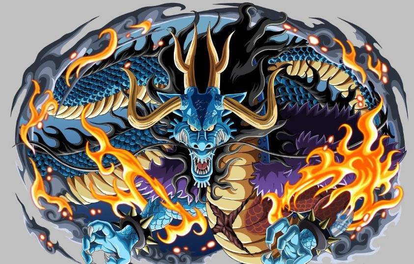 Hình Kaido Hóa Rồng Ngầu