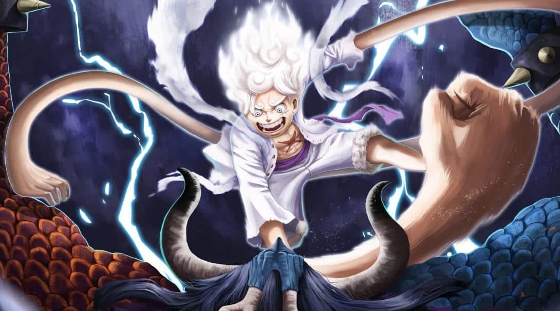 Hình Luffy Đấm Kaido Cực Nét