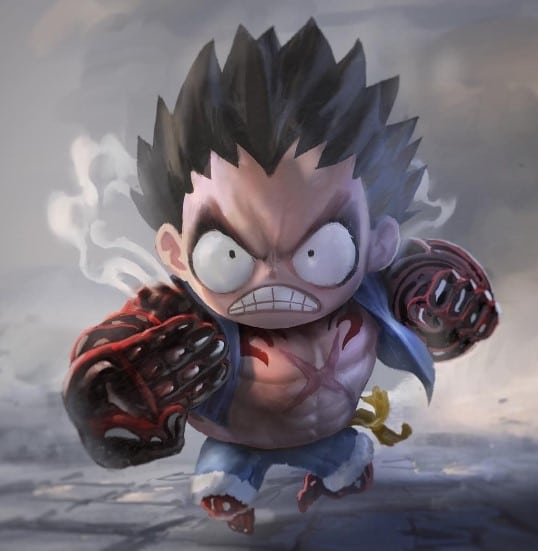 Hình Luffy G4 Chibi Dễ Thương