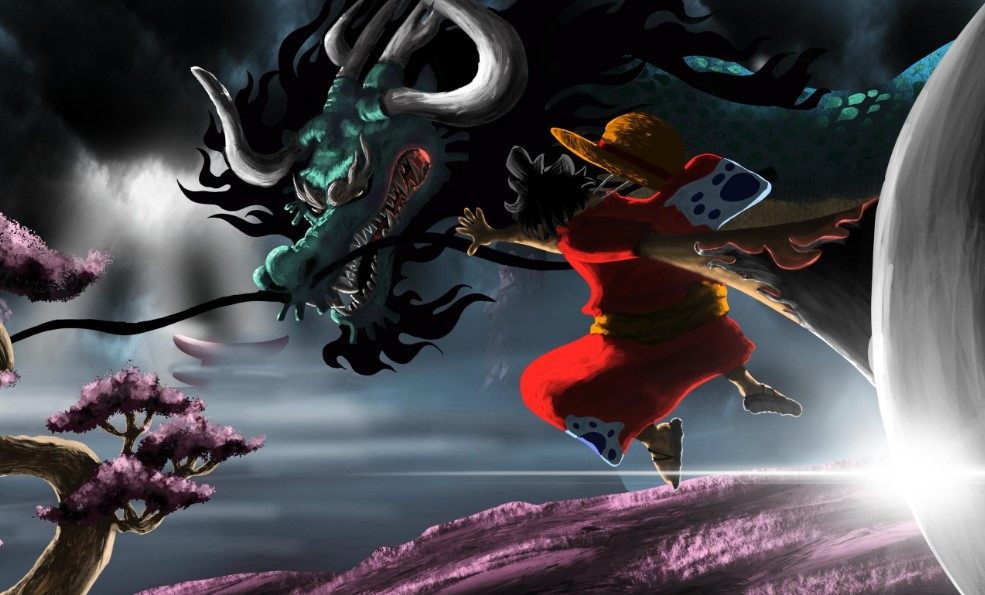 Hình Nền Luffy Vs Kaido Chất Nhất