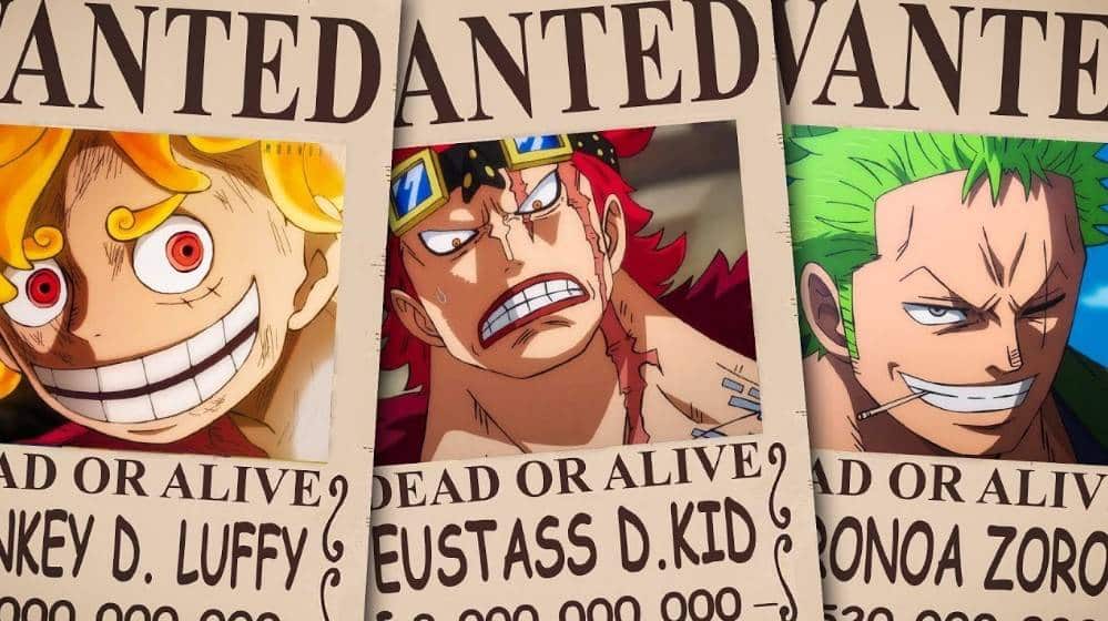 Hình One Piece Truy Nã Siêu Ngầu
