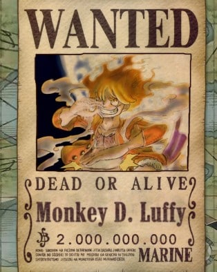 Hình Truy Nã Luffy Nika Ngầu