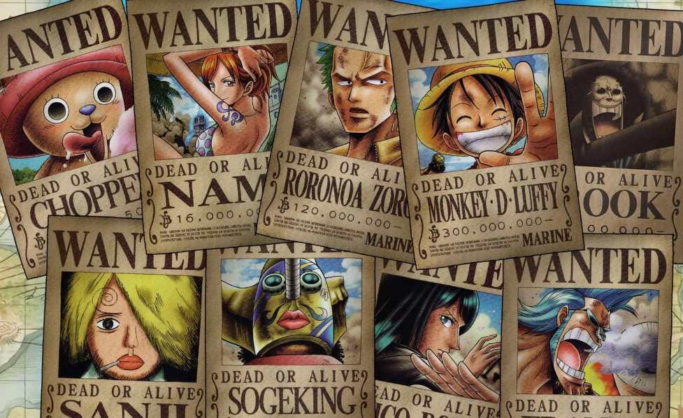 Hình Truy Nã One Piece Mới, Đẹp