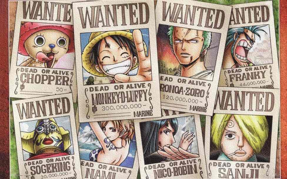 Hình Truy Nã One Piece Mới