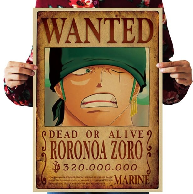 Hình Truy Nã Zoro Mới Nhất