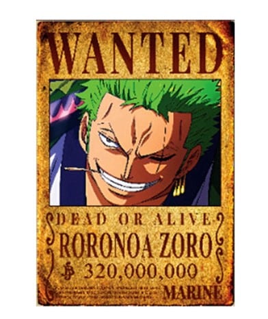 Hình Truy Nã Zoro