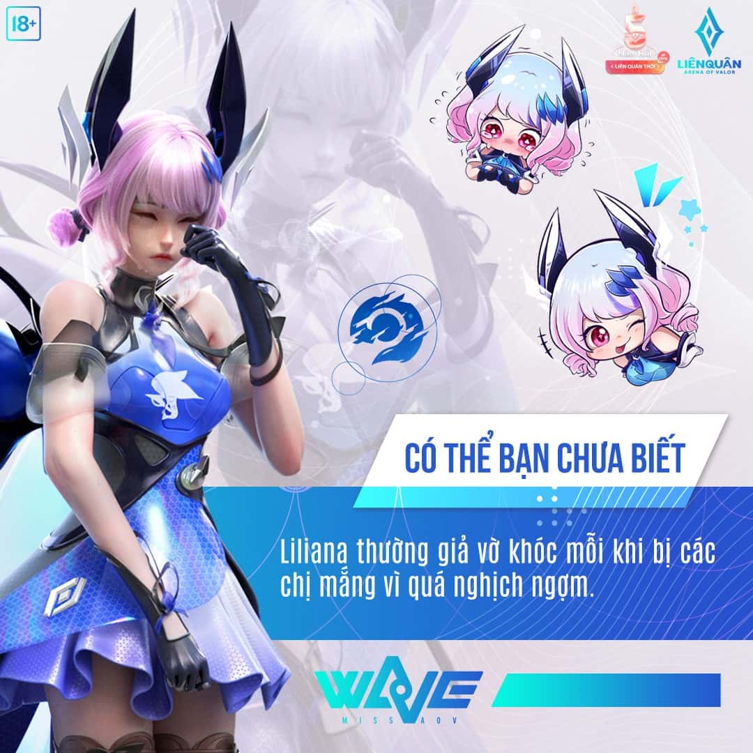Hình ảnh Liliana Wave Liên Quân ngộ nghĩnh