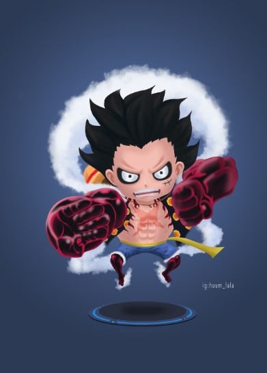 Hình về NV Luffy Gear 10 Chibi