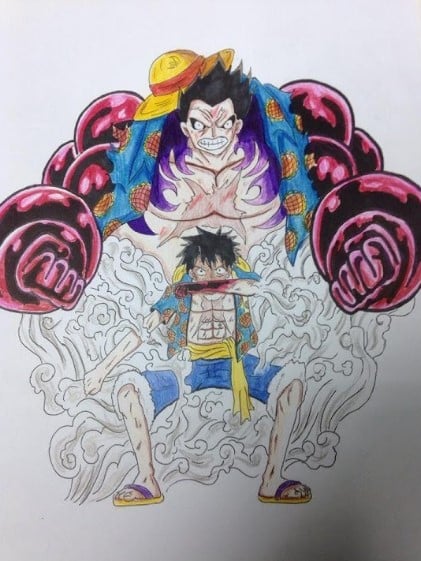 Luffy G 4 Vẽ Màu Đẹp