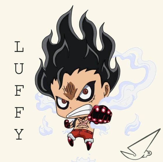 Luffy Gear 4 Snake Man Chibi Cute